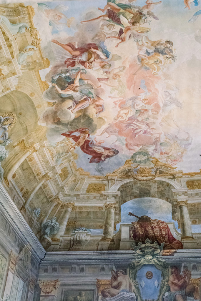 Frescoes in a Tuscany villa